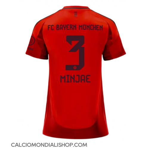 Maglie da calcio Bayern Munich Kim Min-jae #3 Prima Maglia Femminile 2024-25 Manica Corta